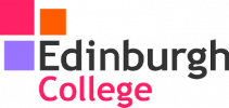 edinburgh+college+logo long white